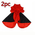 Pet Halloween Polyester Vampire Cloak Transformation Costume Cat Dog Witch Cloak Festivals Pet Role-playing Adjustable Costume
