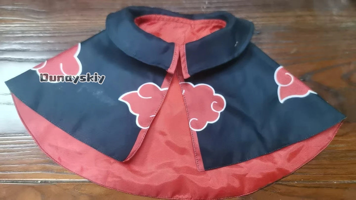 Cats Cloak Costume Akatsuki Halloween Pet Clothes Small Dog Dress Cape Anime Pet Cosplay Party Clothes Pet Supplies Cosplay